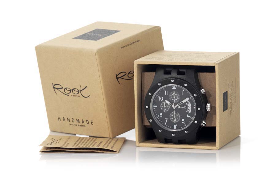 Eco Watch made of Sandal CHRONO NIGHT...  for Wholesale & Retail | Root® Watches 